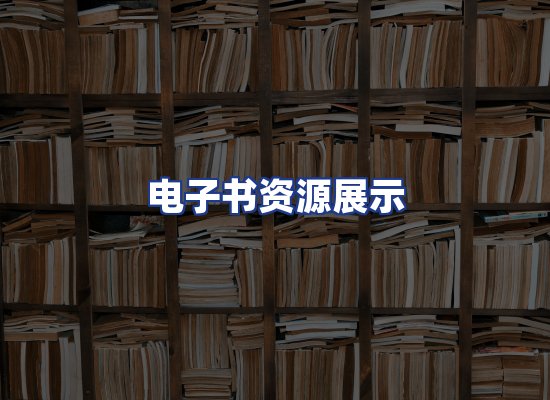 电子书资源展示